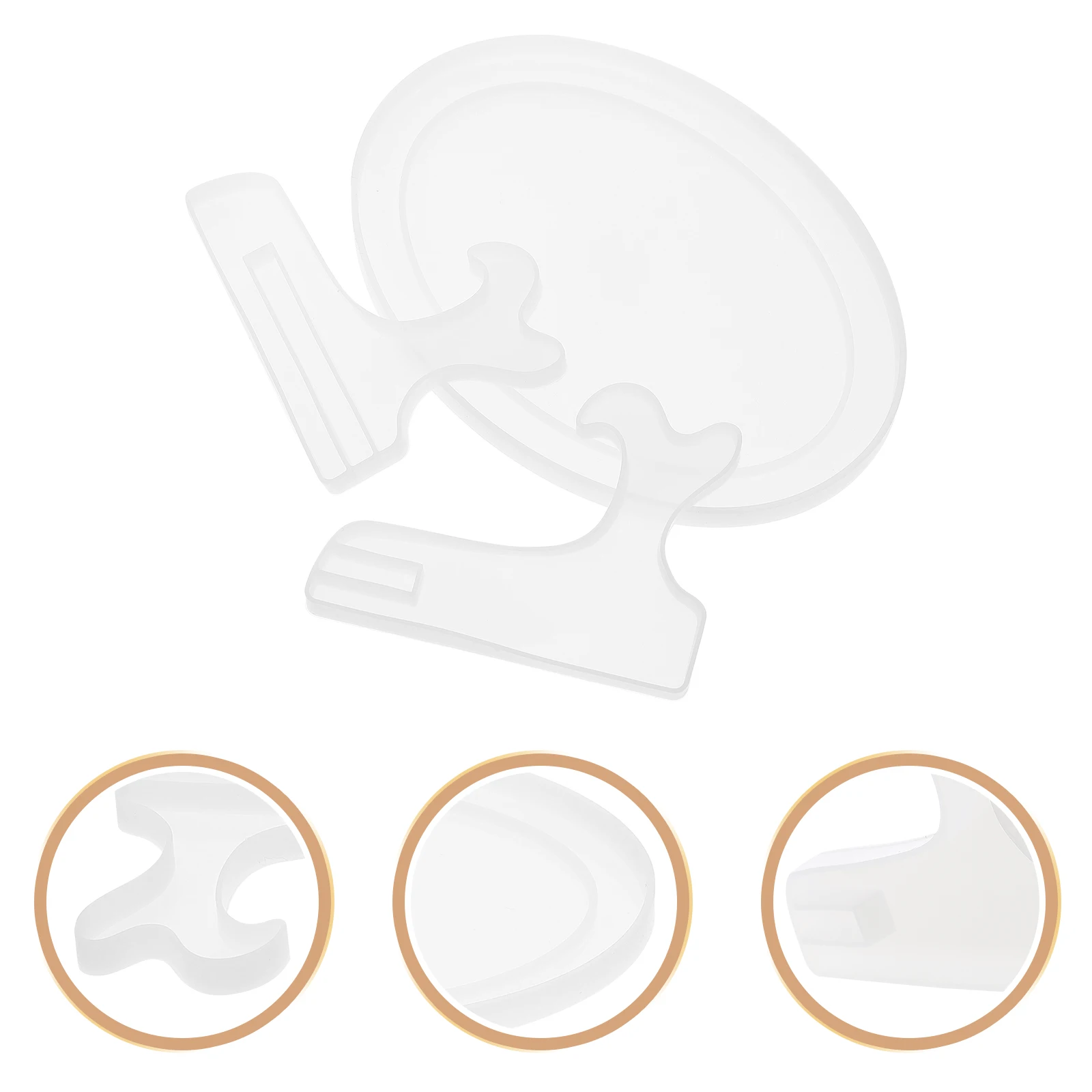 

1 set Epoxy Photo Frame Mold Set Silicone Casting Molds Resin Picture Moulds White DIY Child Jewelry Round Edges Smooth Surface