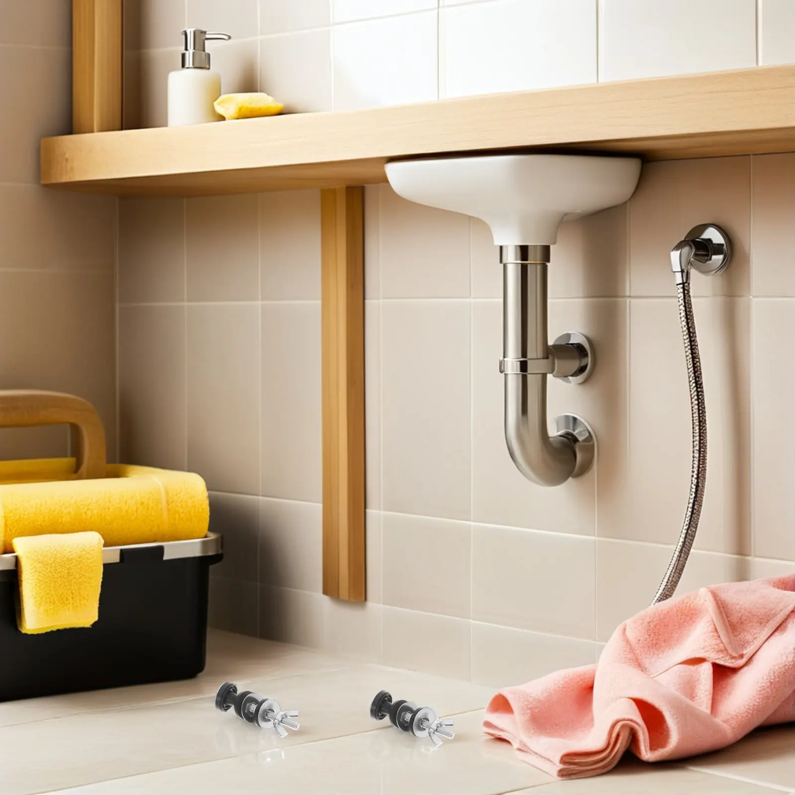 

Комплект из 4 болтов для унитаза из нержавеющей стали, сверхпрочные крепежные винты, анкерные болты, резиновые шайбы, винты для крепления бачка унитаза к сиденью