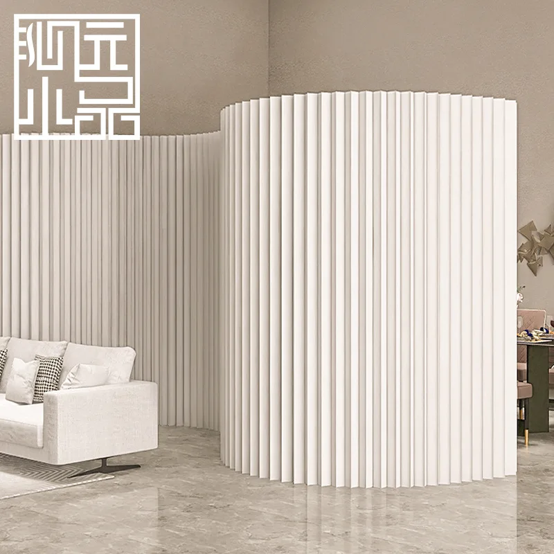 

Декоративная перегородка для офиса, зонирующая стена для гостиной, разделитель для веранды, складная мобильная перегородка-ширма, креативная фоновая стена.