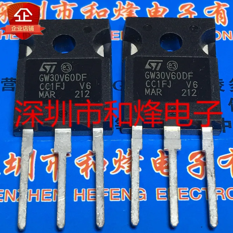 

Free shipping GW30V60DF STGW30V60DF TO-247 600V 30A 20PCS