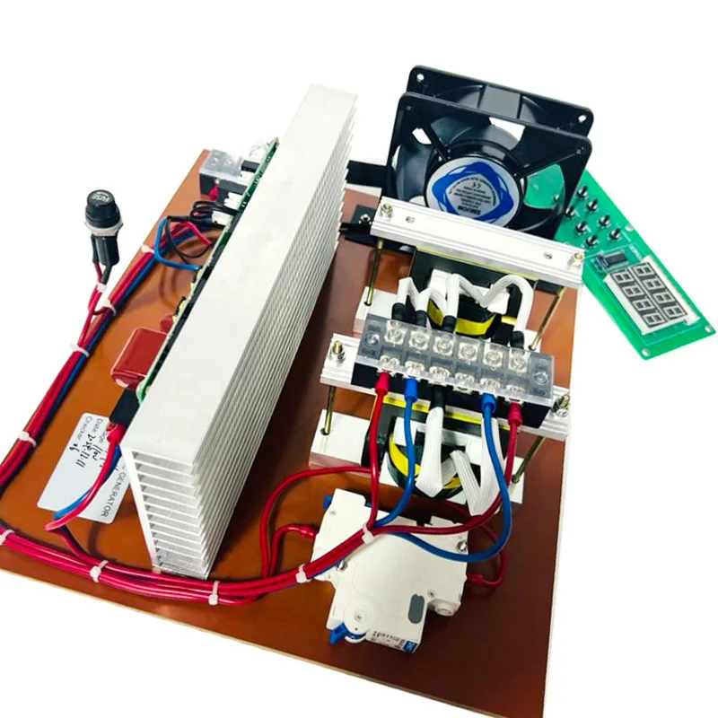 600W 28KHz tot 40KHz Verstelbare Frequentie Ultrasone Generator Kits Voor Commerciële Vaatwasser Servies Reinigingsmachine