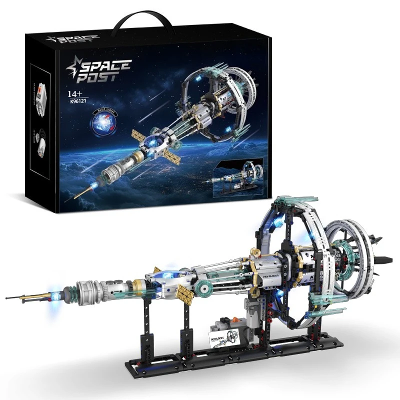 Luft- und Raumfahrt Modell Montage Kit DIY Orion Raumstation Baustein Elektrische Modell Pädagogisches Modell Spielzeug Desktop Ornament