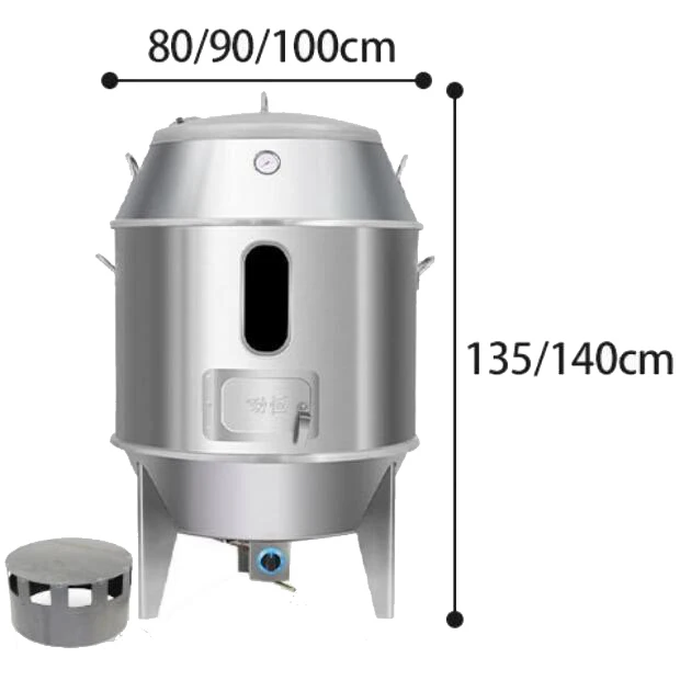 Piec do pieczenia kaczki 80 cm piec grillowy z gęsim mięsem piecem do prażenia ryb typu węglowego