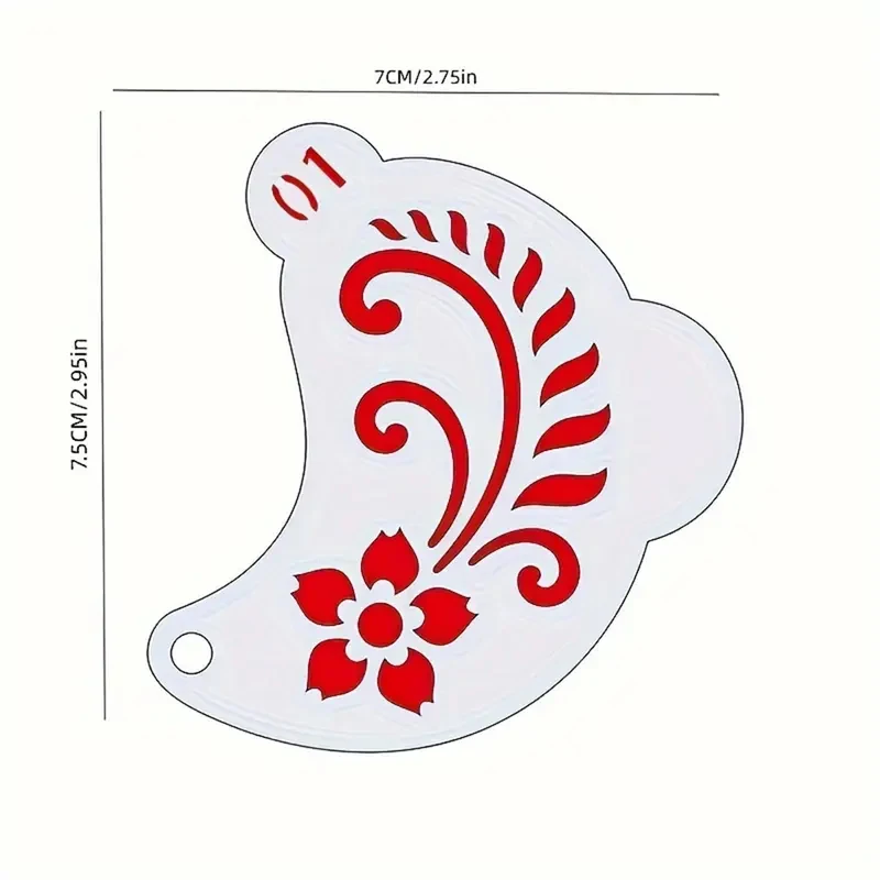 20 Reusable face painting templates，Thickened PET Plastic material，Can be washed and reused repeatedly；Styles include a variety
