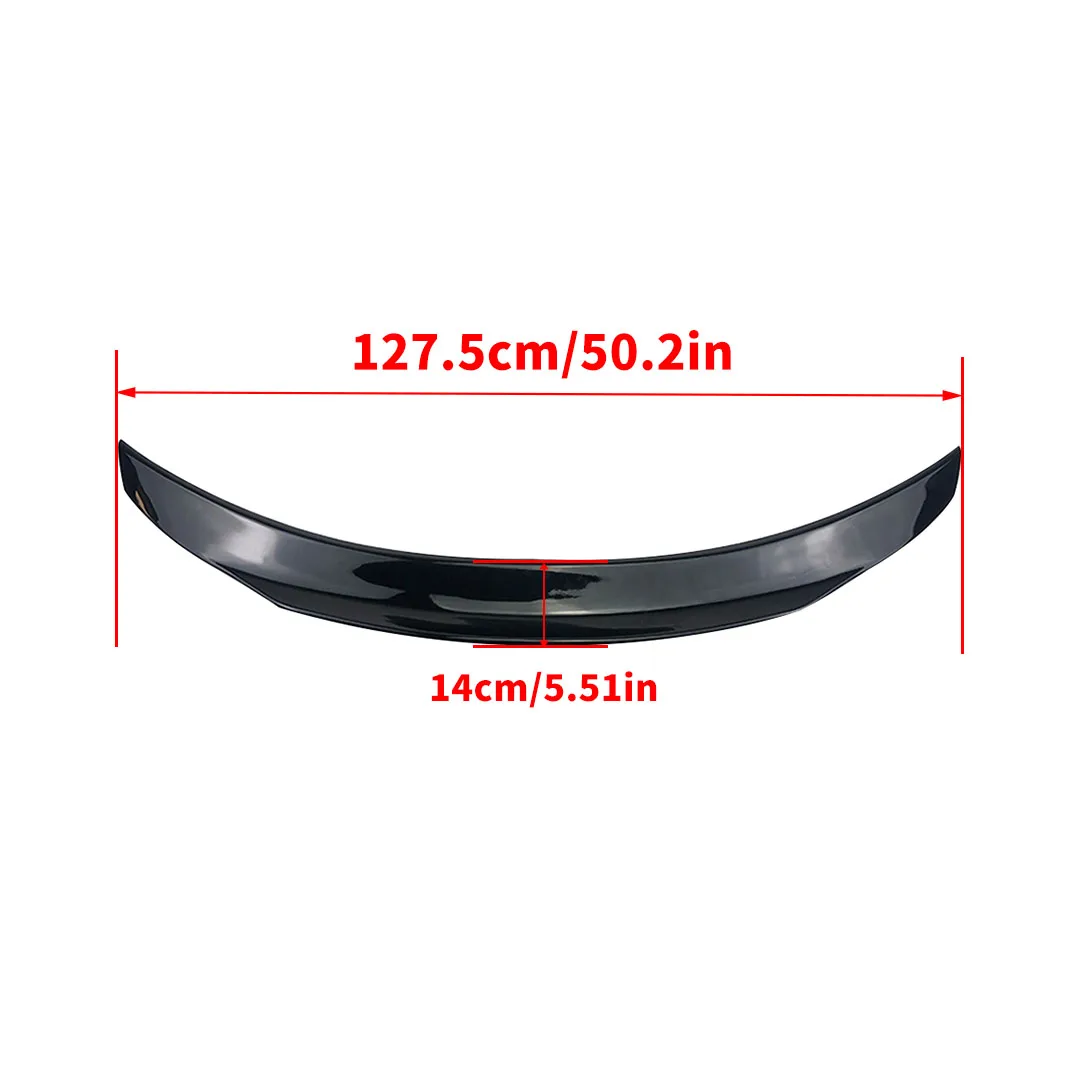 الجذع الخلفي المفسد الجناح طقم الجسم سباق الرياضة الذيل التصميم لمرسيدس بنز C الفئة W205 و C63 C43 AMG 4Door 2014-2022 ضبط