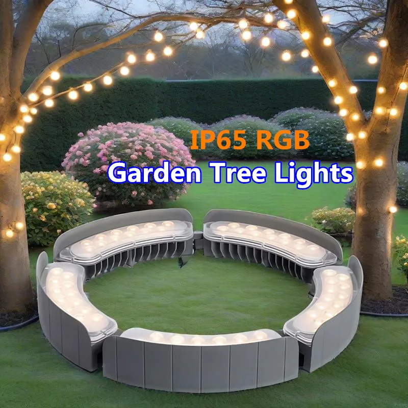 

RGB LED Tree Hugging Landscape Lamp 60W/72W Christmas Garden Terrace Lights IP65 Waterproof for Romantic Park Yard Decoration