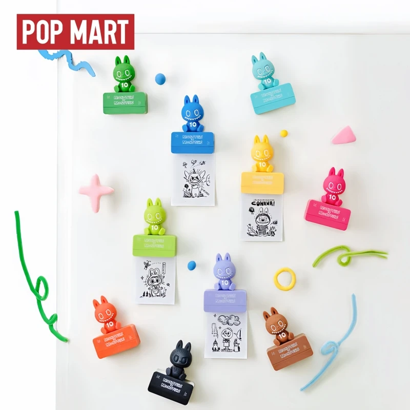 

Hot Selling Genuine Products In Stock Popmart The Monsters 10th Anniversary Series Refrigerator Stickers Surprise Blind Box Gift