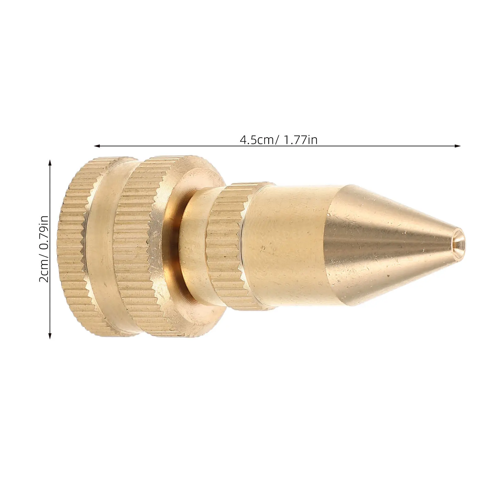 2Pcs Brass Adjustable Garden Sprayer Nozzle Replacement Spray Tip for Pump Sprayer Repair Corrosion Resistant Ergonomic Metal view 6