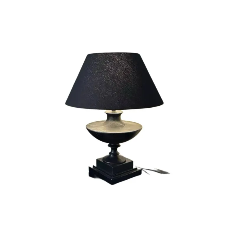 Decorative lamps Medieval retro black desk lamp