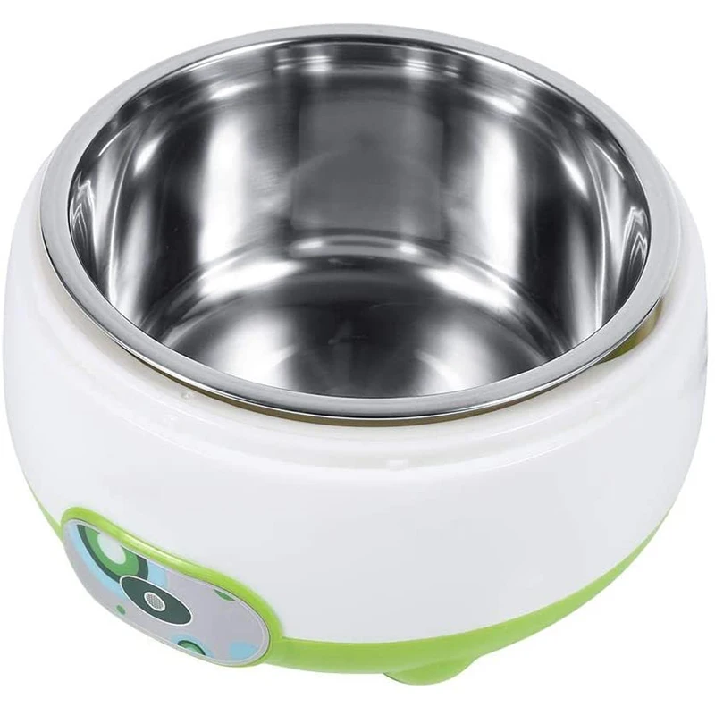 เครื่องโยเกิร์ต,อัตโนมัติสแตนเลสสตีลเครื่องทําโยเกิร์ตเครื่อง DIY คอนเทนเนอร์โยเกิร์ต,เครื่องทําโยเกิร์ต EU Plug