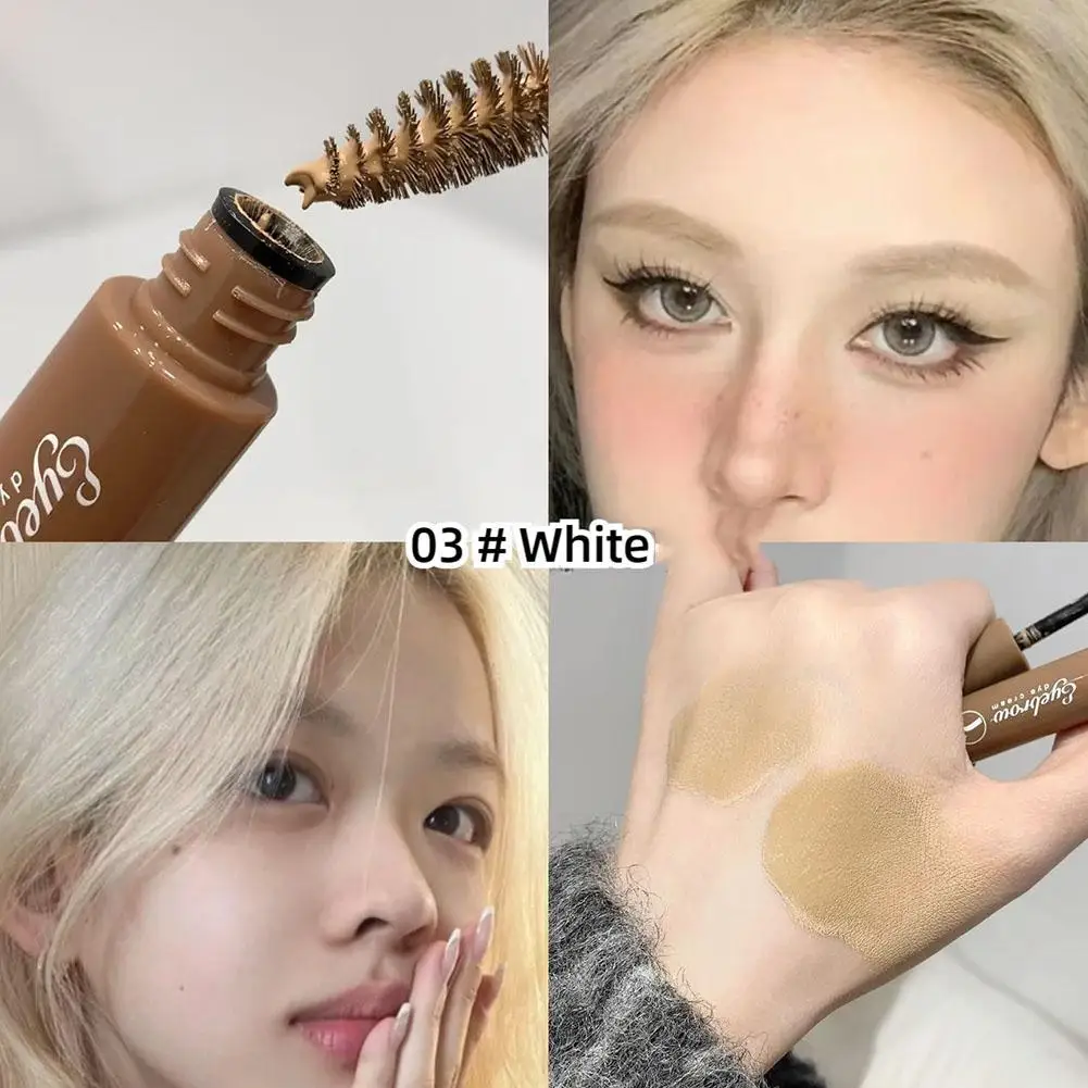 3D 눈썹 염료 크림 오랫동안 지속되는 브라운 블랙 컬러 눈썹 마스카라 색조 Sweatproof Wild Brow Enhancer 크림 화장품 초보자