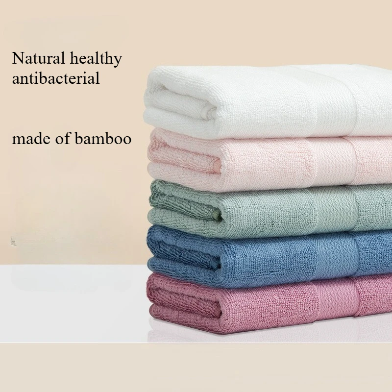 

High End Antibacterial Quick Drying Bamboo Fiber Towel for Household Use Soft and Absorbent Non Shedding Hair Face Towel