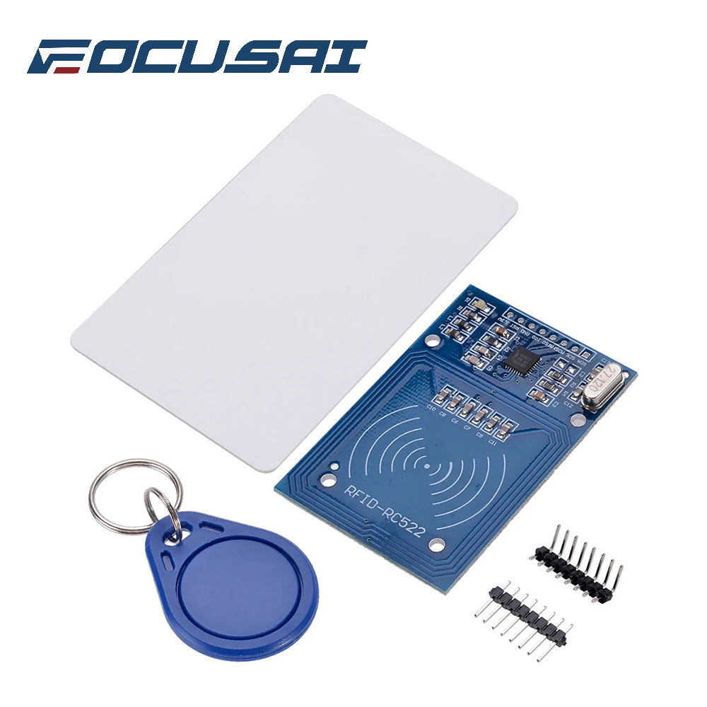 FOCUSAI High Quality RFID NFC Reader RF IC Card Inductive Sensor Module For Arduino Module + NFC Card + NFC Key Ring