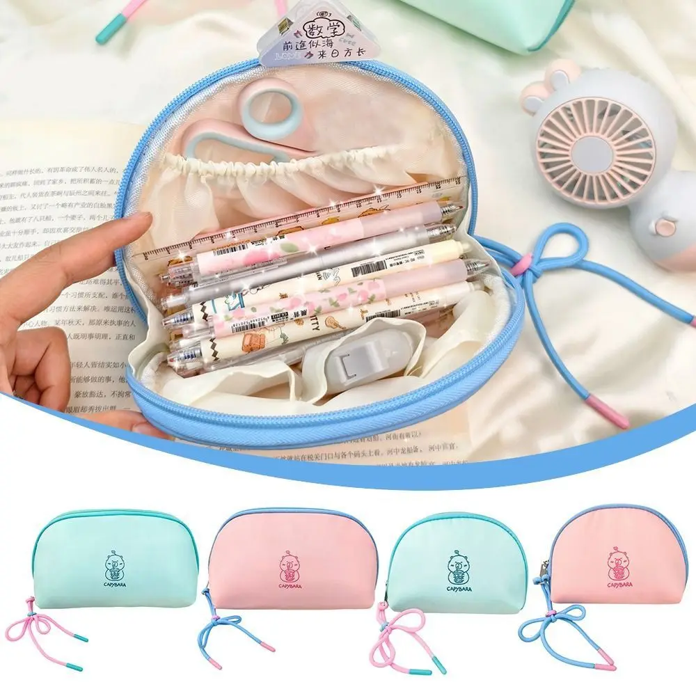 

Fashion Hand-held Makeup Bag Portable Macaron Color Toiletry Bag Waterproof Washbag Cosmetic Organizer