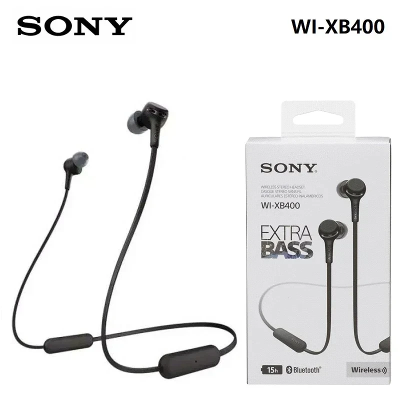 Sony WI-XB400 Powerful Bass Neck Hanging Bluetooth Earphones Deep Bass Wireless Stereo Call Clear and Long lasting Battery Life view 6