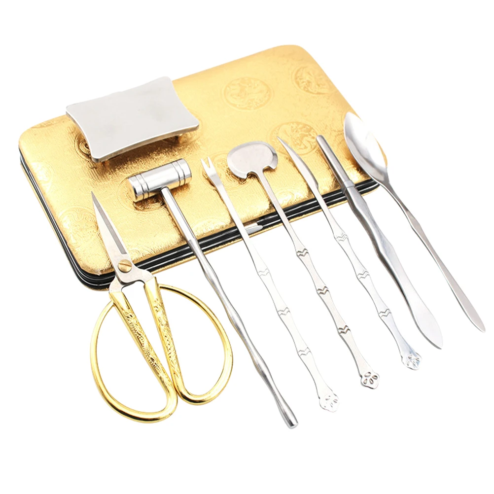 

Stainless Steel Crab Tools Lobster Clamps Shrimp Peel Forks Seafood Eating Kitchen Gadgets premium material use crab
