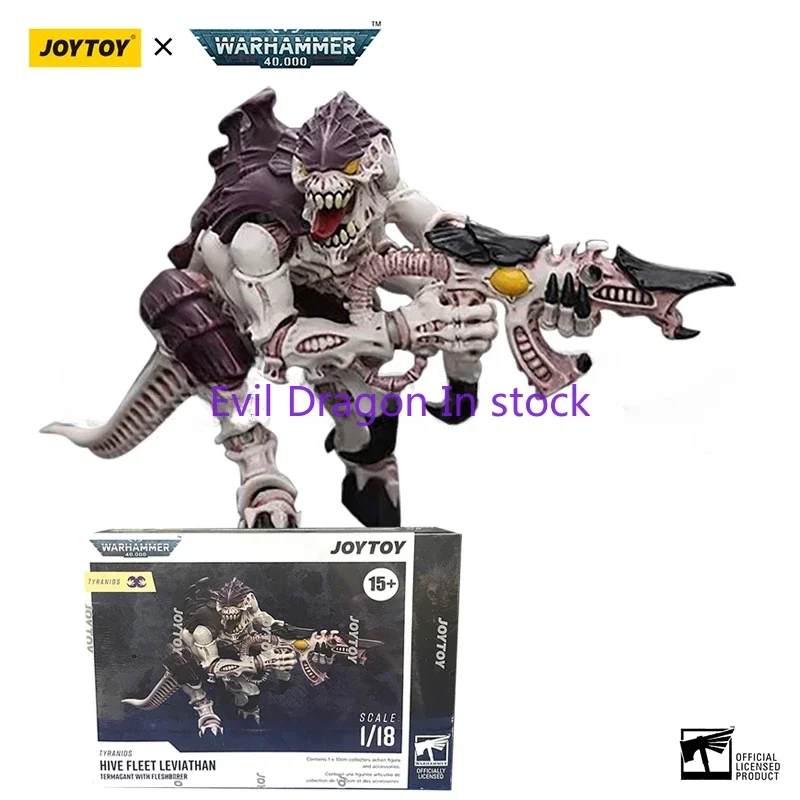 JOYTOY 1/18 Action Figure 40K Tyranids Hive Fleet Leviathan Tyranid นักรบ Boneswords