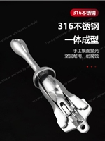 Anchor 316 Stainless Steel Anchor Folding Rubber Kayak  Marine Assault Boat  Zinc Plated