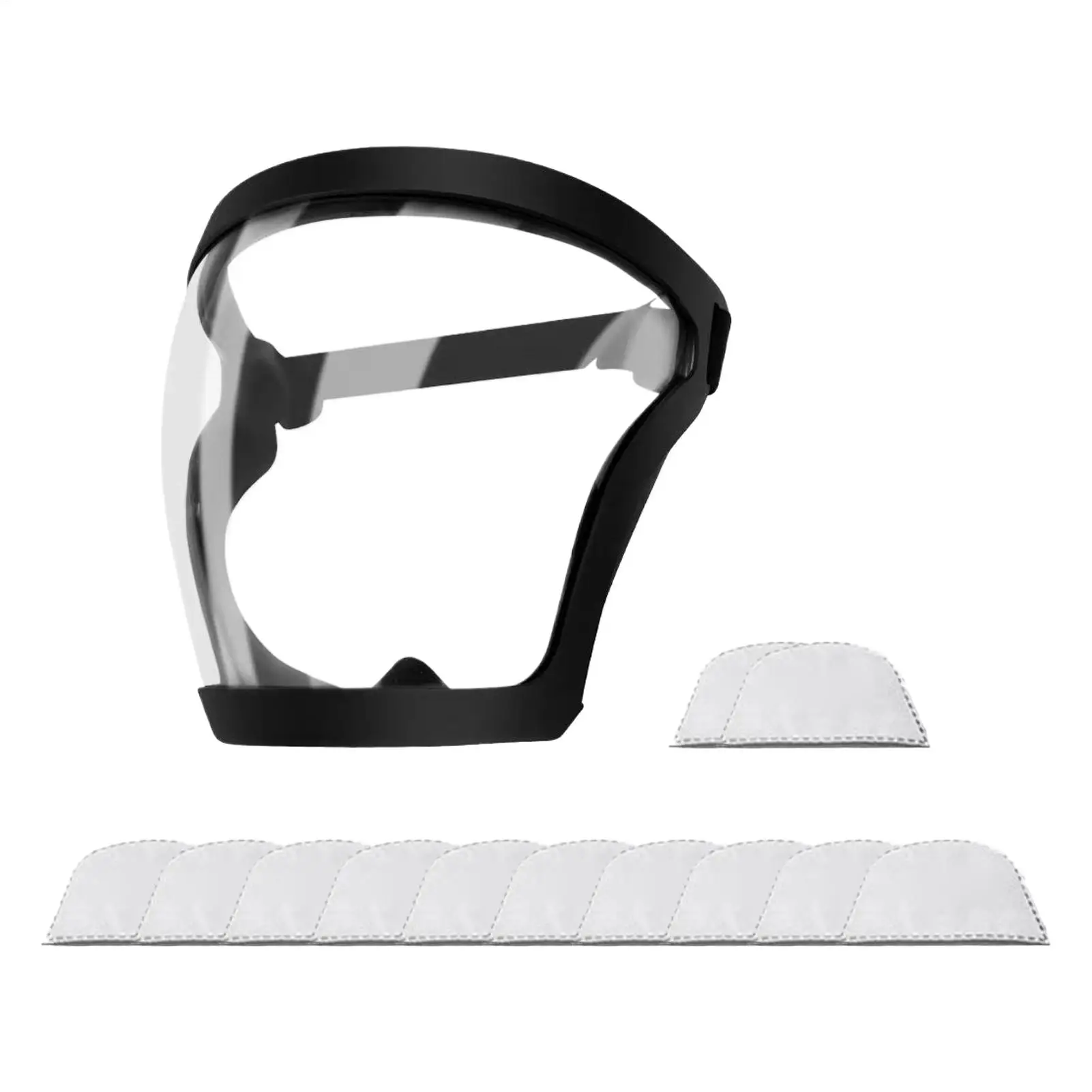 High-definition anti-fog multi-functional protective face mask Sports Riding Face Mask Work Grinding Weeding Protective Gear