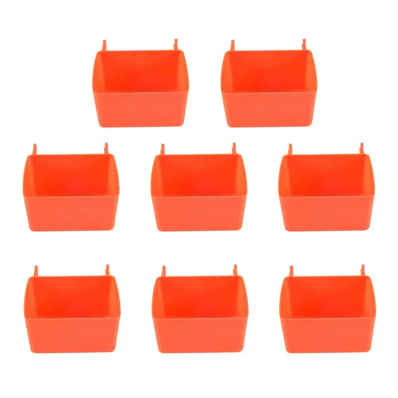 

Набор из 8 контейнеров для перфорированной доски ABWZ-8: ящики для хранения деталей, аксессуары для перфорированных панелей, контейнеры для верстака для организации инструментов