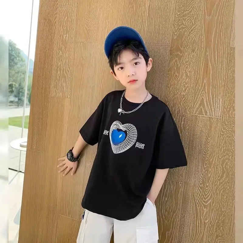 T-shir T Shirt Baby Summer Clothes T-shirts For Boys Children Short Sleeve Tee Children's Girl Male Boy Infant Clothing