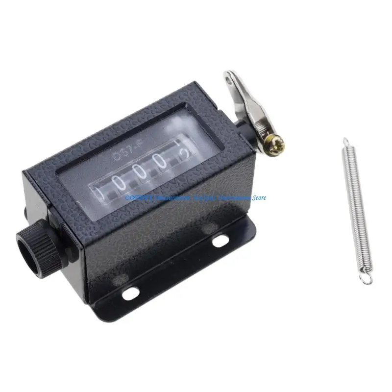 367D 5 Digit Manual Tally Rotary Counter for Textile Coaching Equipment Resettable
