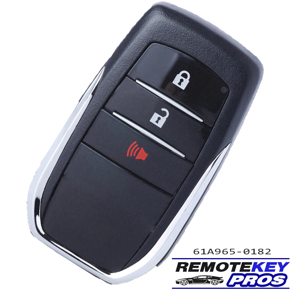 

DIYKEY 61A965-0182 312/314.3MHz/433MHz 8A Chip Fob Smart Remote Key Keyless Go for Toyota HILUX INNOVA FORTUNER SW4