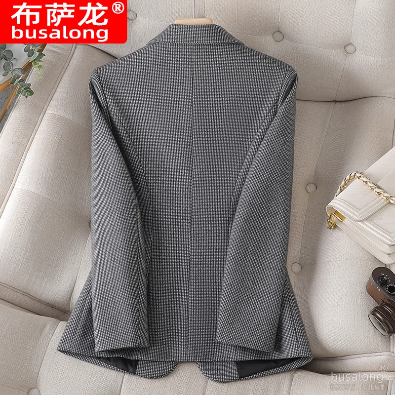 Nieuwe Stijlvolle Mode Pak Casual Dames Lange Mouw Professionele Blazer Formele Jas Werkkleding8832