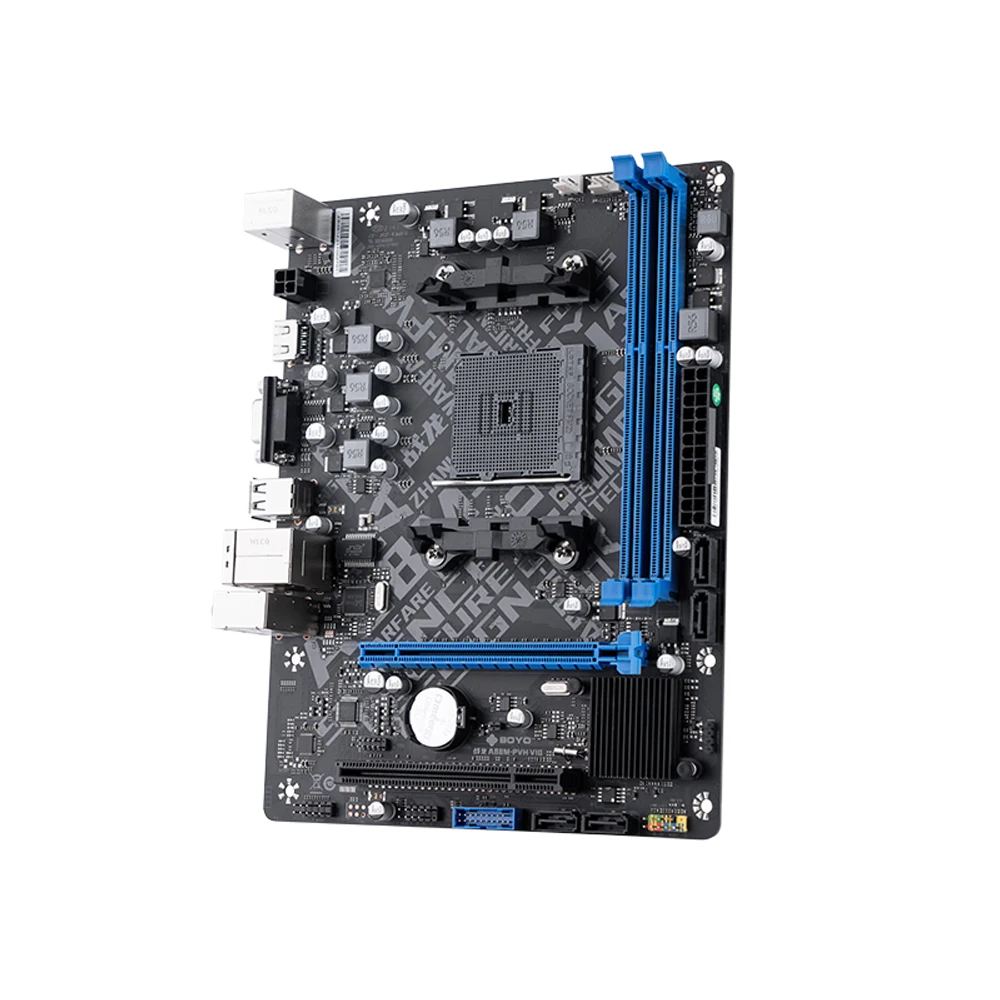Conjunto de placa-mãe SOYO A88M com CPU A8-7650K DDR3 16G [8GB *2] Componentes de computador Placa-mãe de jogo SATA3 AMD CPU FM2 +/Processador FM2