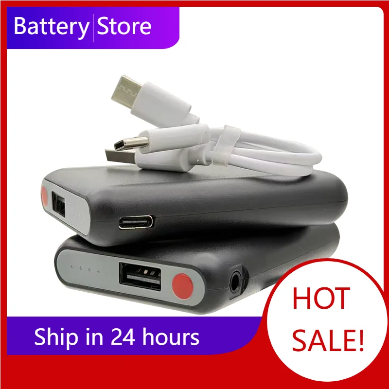 5V 5000mAh USB-C Rechargeable Power Bank Battery Pack for Heated Socks,Heated Gloves,Heated Vest,Heated Jacket Winter Outdoor