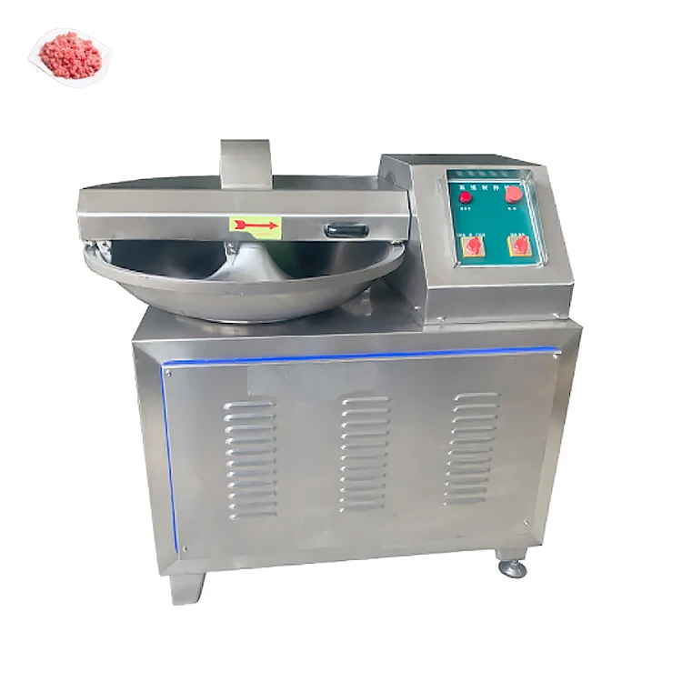 Vacuum mixer Emulsifier, automatic emulsifying bowl cutter meat cutter