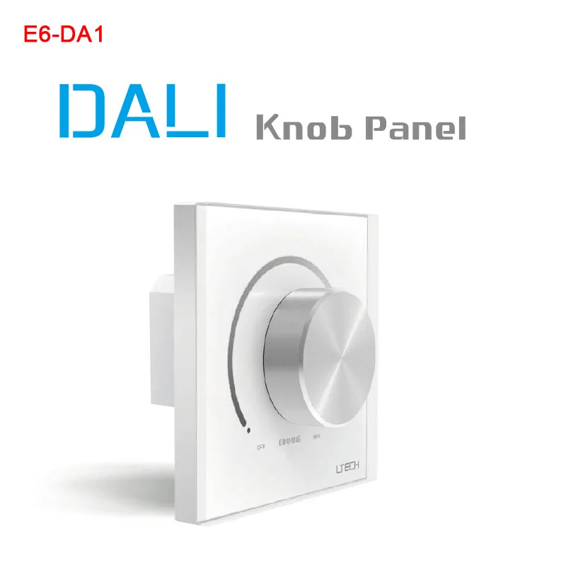 Imagem -06 - Painel de Toque de Dali 86 Estilo Parede Dim ct Rgb Rgbw Interruptor Controlador Fonte Alimentação do Ônibus Dali Duplo Grupo Push Switch para Luz Led