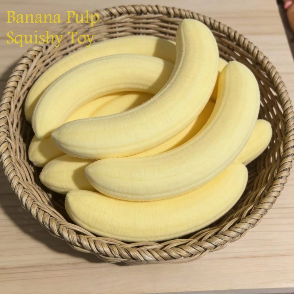 Korean Food Snacks - Игрушка-антистресс из банановой мякоти, сенсорный мяч