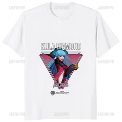 King of Fighters XV Graphic Kawaii Kula Diamond Printed Waifu Tshirt Streetwear Otaku T Shirt Fighting Technology Game Male Tees