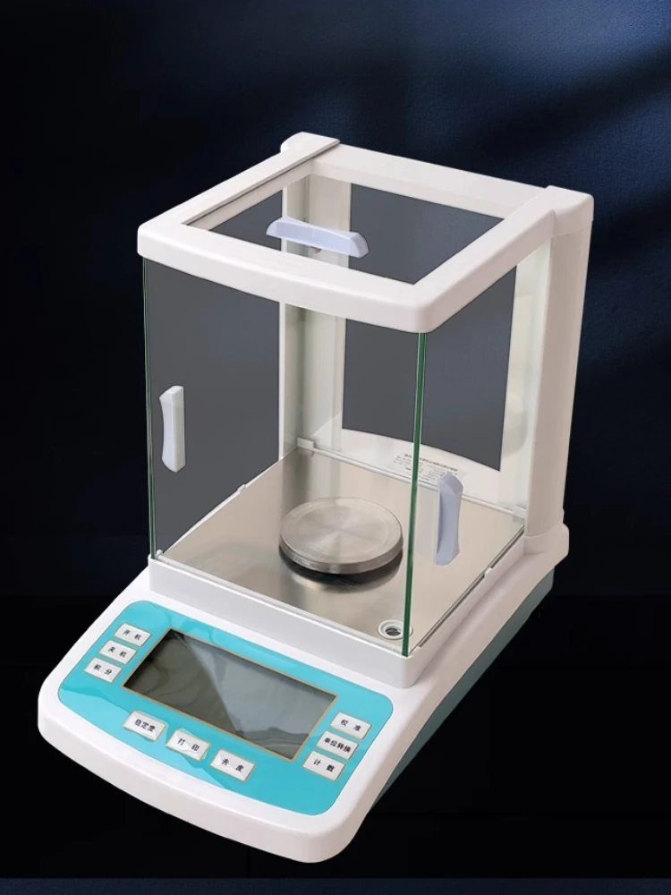 Electronic analytical balance Electronic scale One thousandth of a laboratory scale