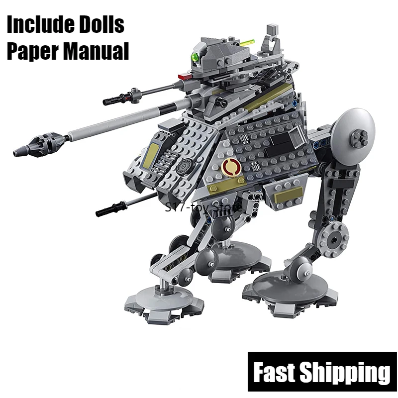 707pcs AT-AP Walker with Figures Compatible Star Movie Wars 75234 Building Blocks Bricks Kids Toys For Children Christmas Gift