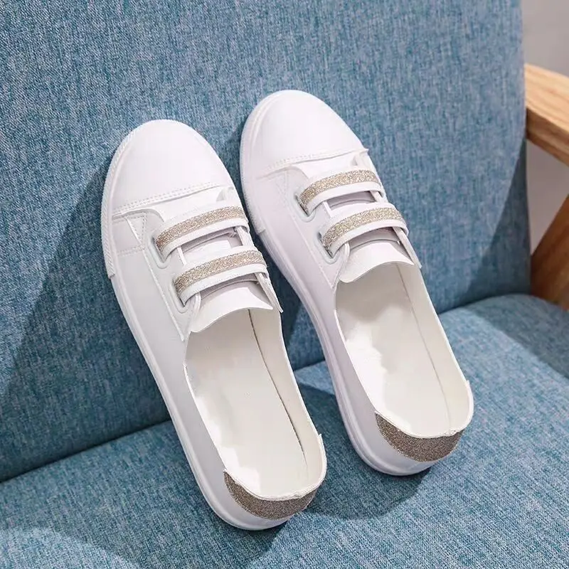 

2025 New Women's Slip on Korean Style Lightweight Breathable Non Slip Flat Sole Shoes Spring and Autumn Casual Wear Footwear