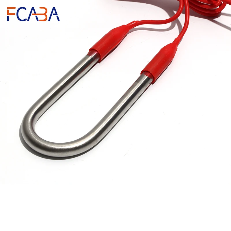 FCABA U-shaped Submersible Low Voltage DC Heating Tube 12V 50W/100W/150W/200W Heating Pipe