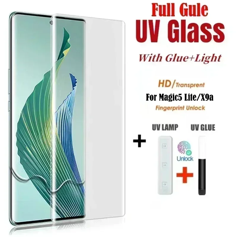 3 pieces UV Tempered Glass For OnePlus 12 11 R 10 9 8 7 7T Ace2 Pro Full Cover Glue Curing For OnePlus12 Curved Screen Protector