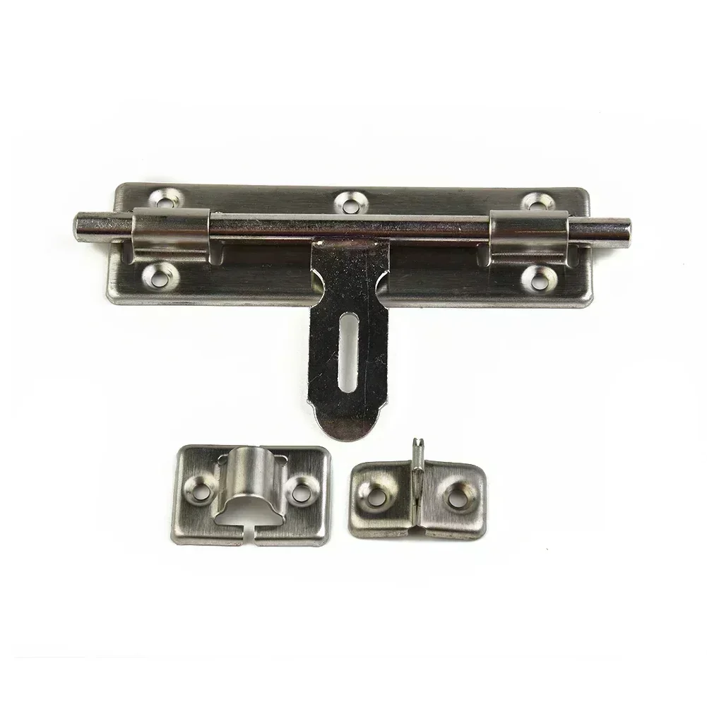 

Замок с болтом из нержавеющей стали для ворот и заборов. Подходит для гаражных сарая и приложений безопасности домика для собак.