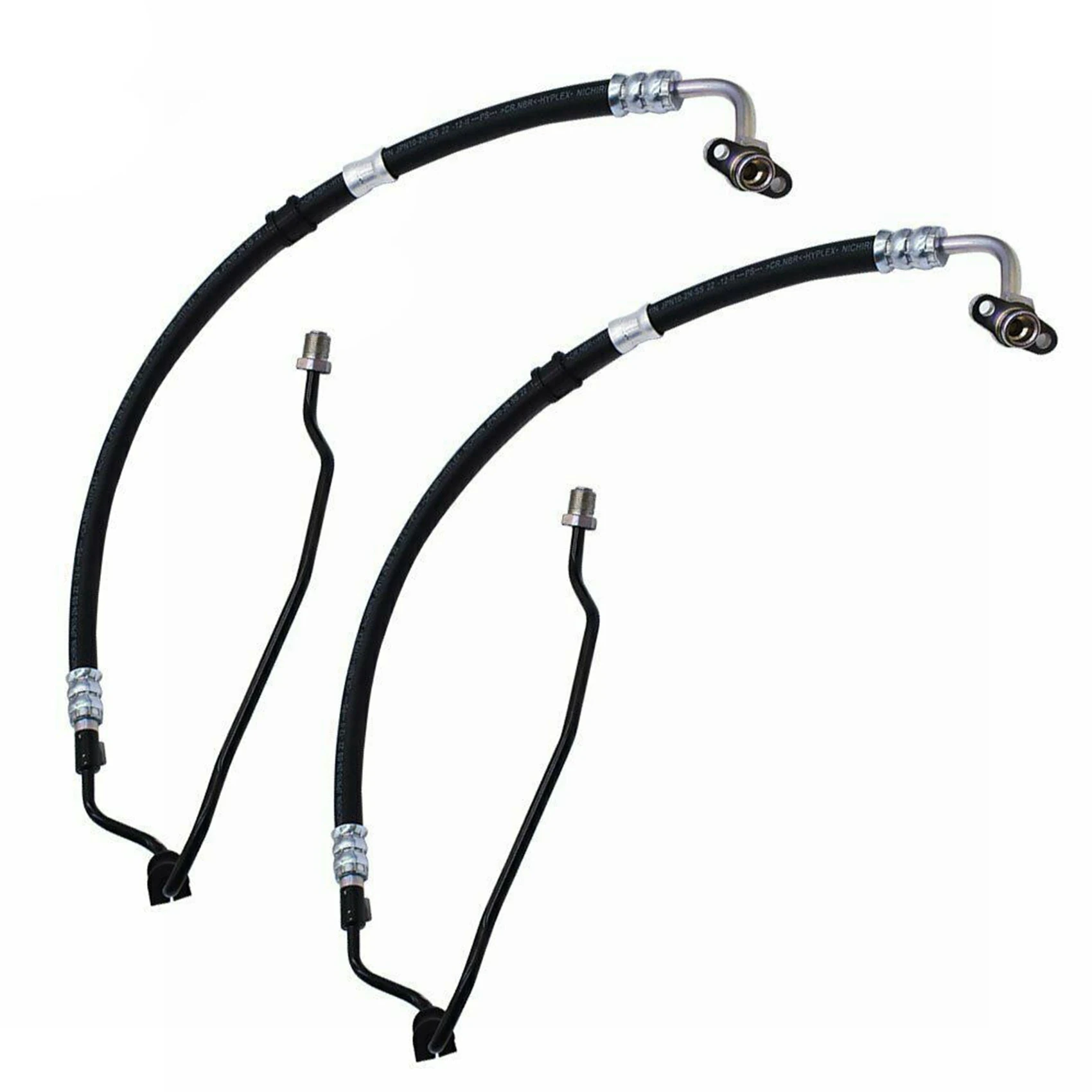 2X Power Steering Pump Feed Pressure Hose For HONDA CIVIC 2006 2007 2008 2009 2010 2011 FA1 FD1 1.8L LHD 53713-SNV-P01-L94A