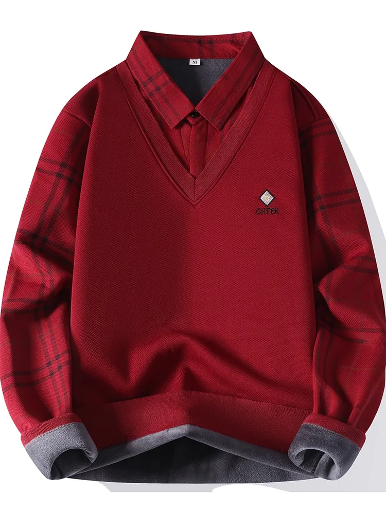 

Мужская искусственная двухсекционная трикотажная термостойкая повседневная внутренняя одежда Thiened Fce осень-зима базовый слой irt универсальный полиэстер...