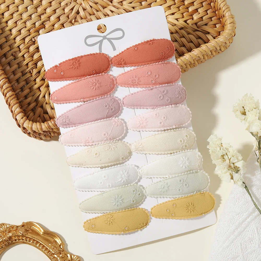16 Stück/Set Niedliche Bedruckte Kinder-Haarspangen Handgefertigte BB-Clips Haardekoration für Mädchen und Babys Mädchen-Haaraccessoires – Detail 8