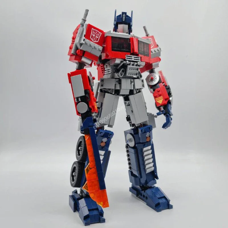 

1507PCS Car Display Model Toys Moc-10302 Robot Optimus Prime Truck Autobot Movies Building DIY Model Blocks For Kids Gifts