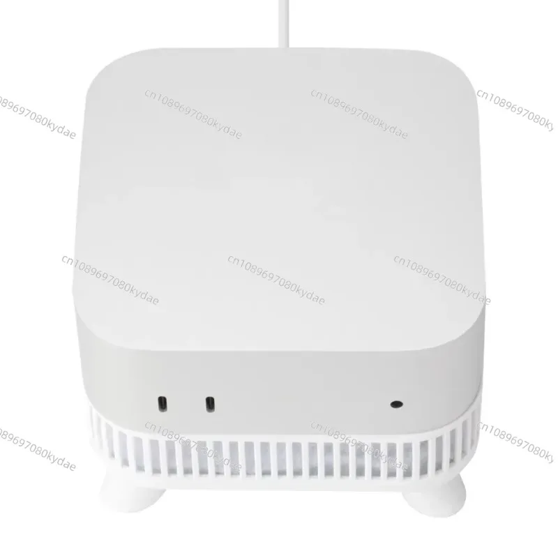 3D Printed Dustproof Cooling Stand Anti Slip Bracket with Fan for Mac Mini M4/M4 Pro 2024 DIY Accessories