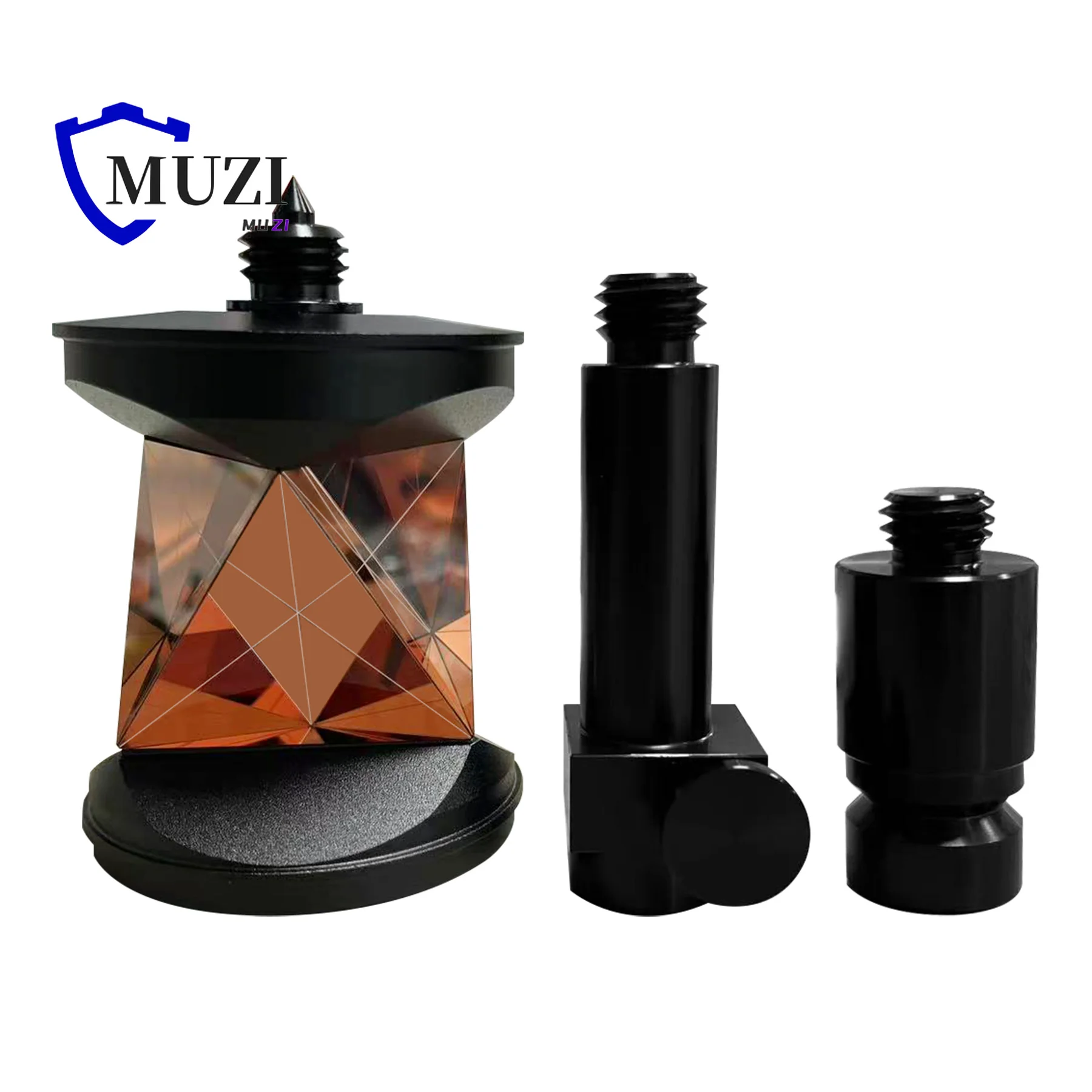 GRZ4S 360 Degree Reflective Prism for Leica ATR Total Station +23.1mm Copper Coated Survey Reflector Mini Survey Monitor Prism