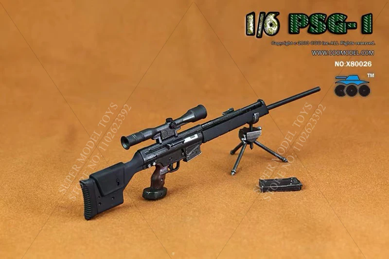 COOMODEL 1/6 مقياس الجندي المشهد ملحق PSG-1 M700PSS الأخضر X80026-28 بندقية قنص ل 12 بوصة عمل نموذج لجسم اللعب #3