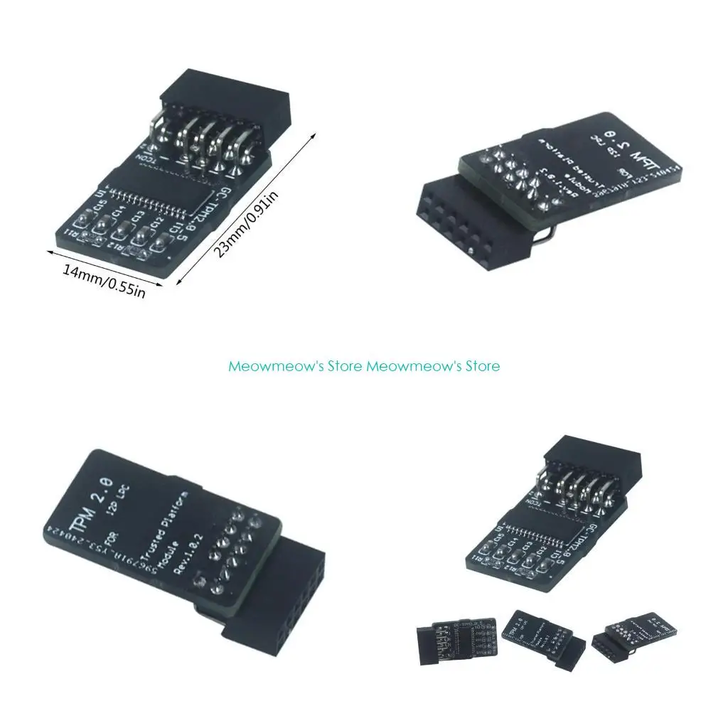 

W91A TPM 2.0 Module LPC Strong Encryption TPM Module Board for Win 11