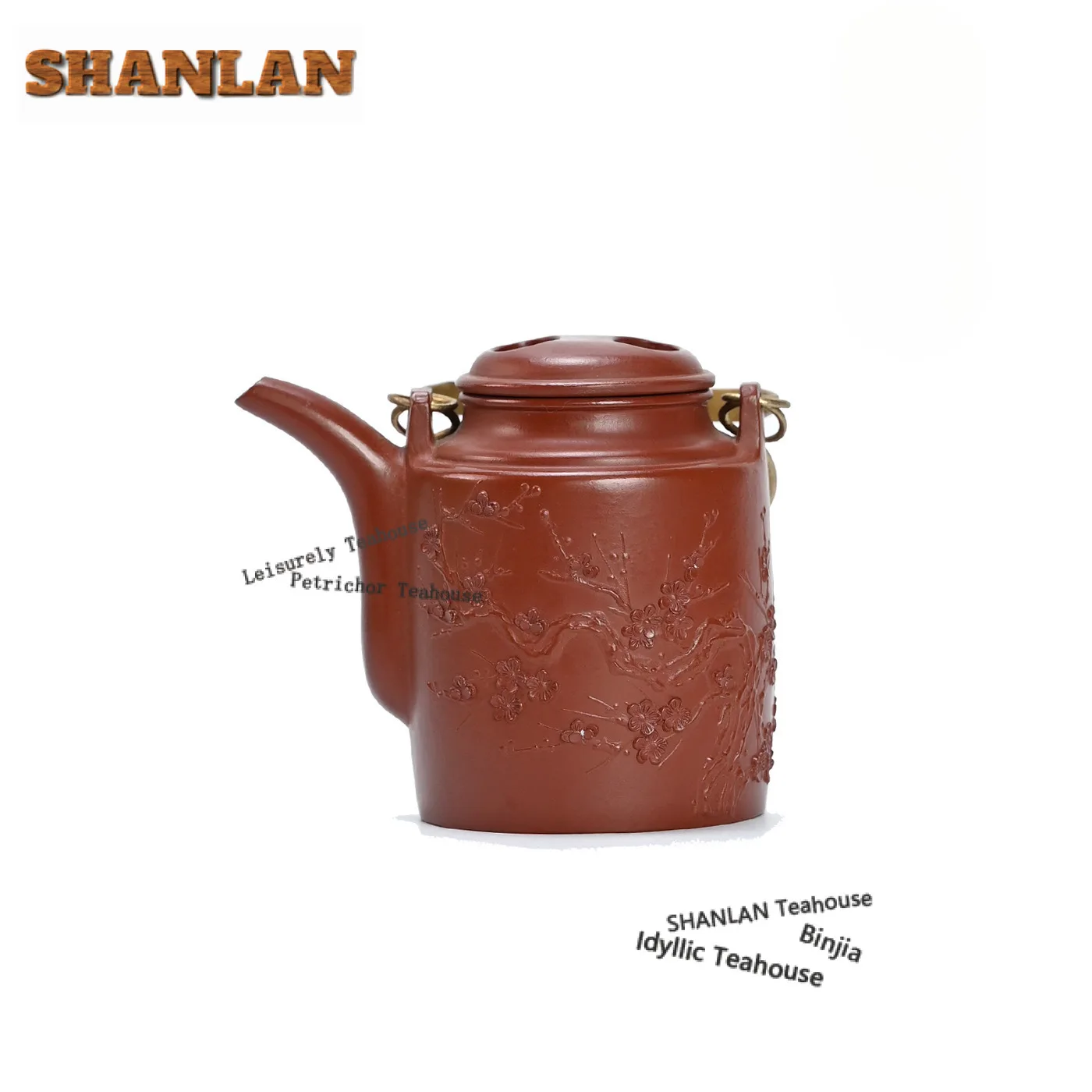 

150ml Boutique Yixing Purple Clay Teapots Handmade Plum Blossom Pot Raw Ore Dahongpao Mud Kettle Zisha Tea Set Tea Services Gift