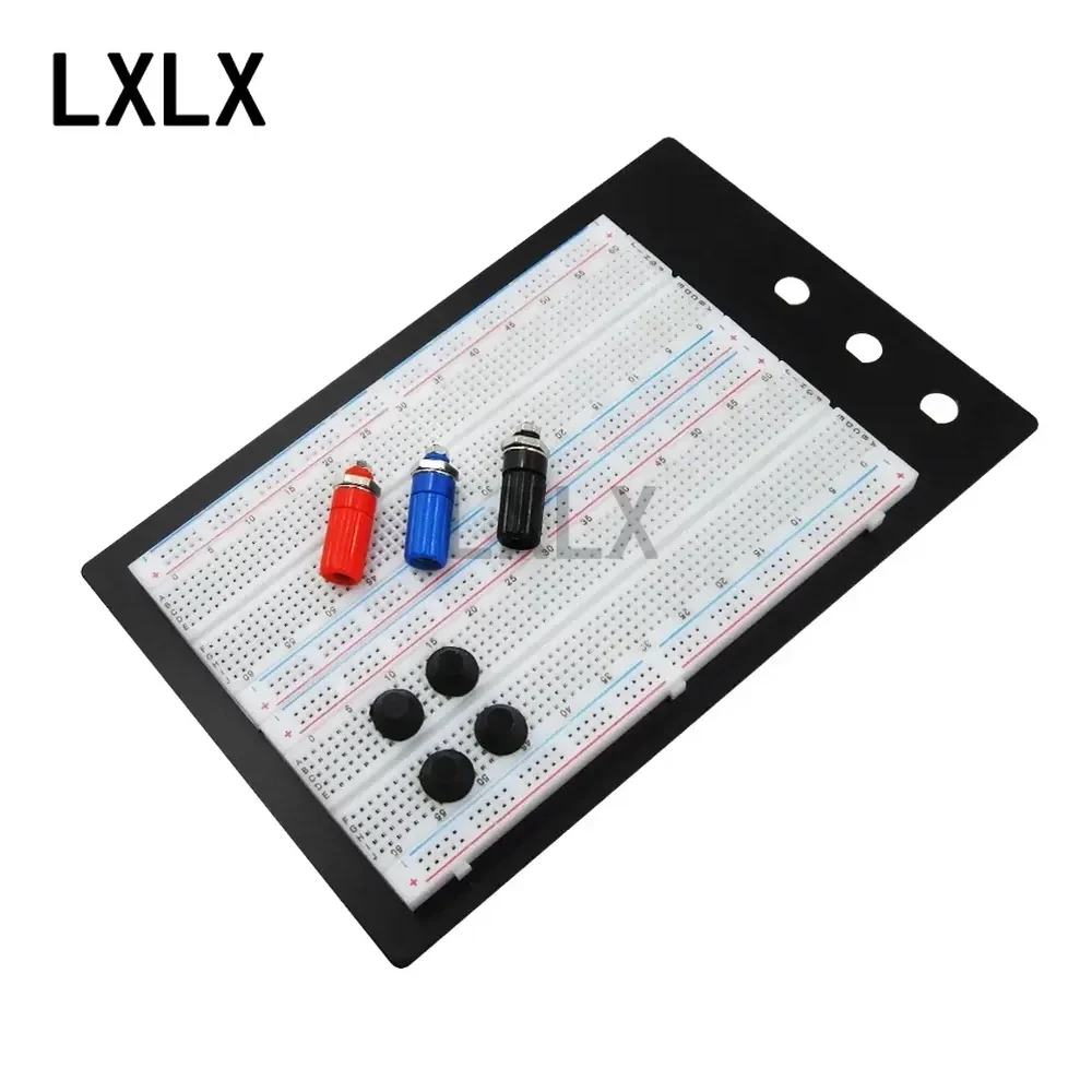 1pcs ZY-204 Solderless Breadboard Protoboard SYB-1660 4 Bus Test Circuit Board Tie-point Male to Male Dupont Line Cable DIY KIT